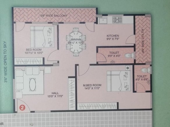 2bhk for Resale in Electronic City bangalore @ 54 Lakhs