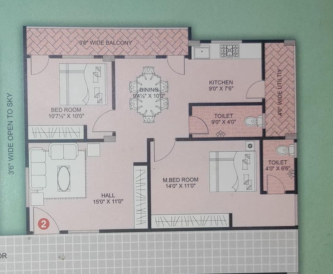 2bhk for Resale in Electronic City bangalore @ 54 Lakhs